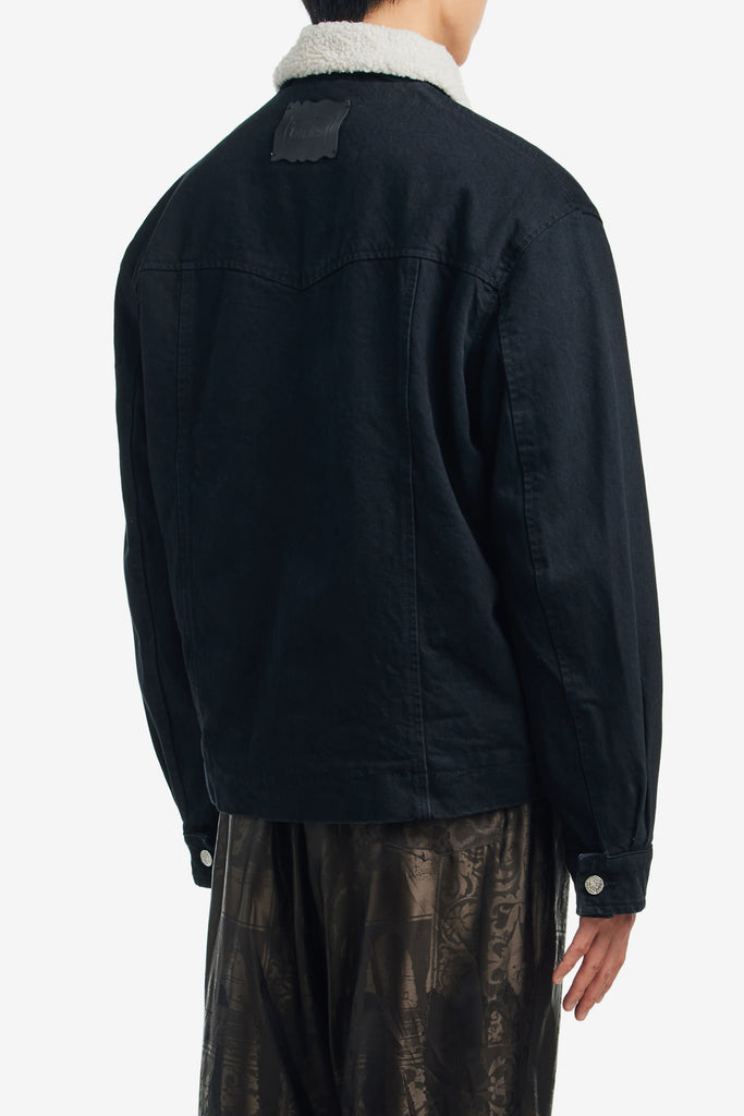 SHERPA DENIM CAR COAT - WORKSOUT WORLDWIDE