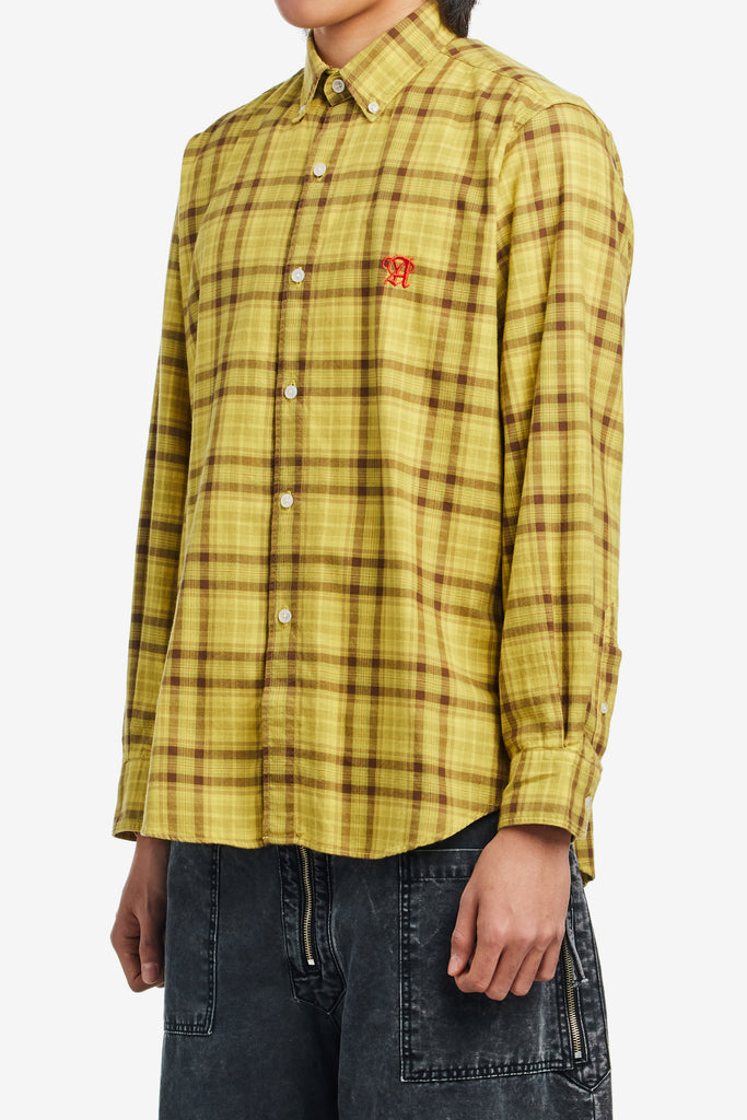 OVERDYED CLASSIC PLAID LS SHIRT - WORKSOUT WORLDWIDE