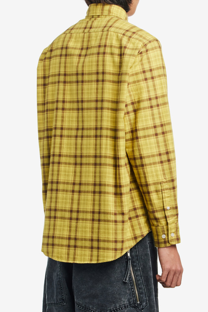 OVERDYED CLASSIC PLAID LS SHIRT - WORKSOUT WORLDWIDE