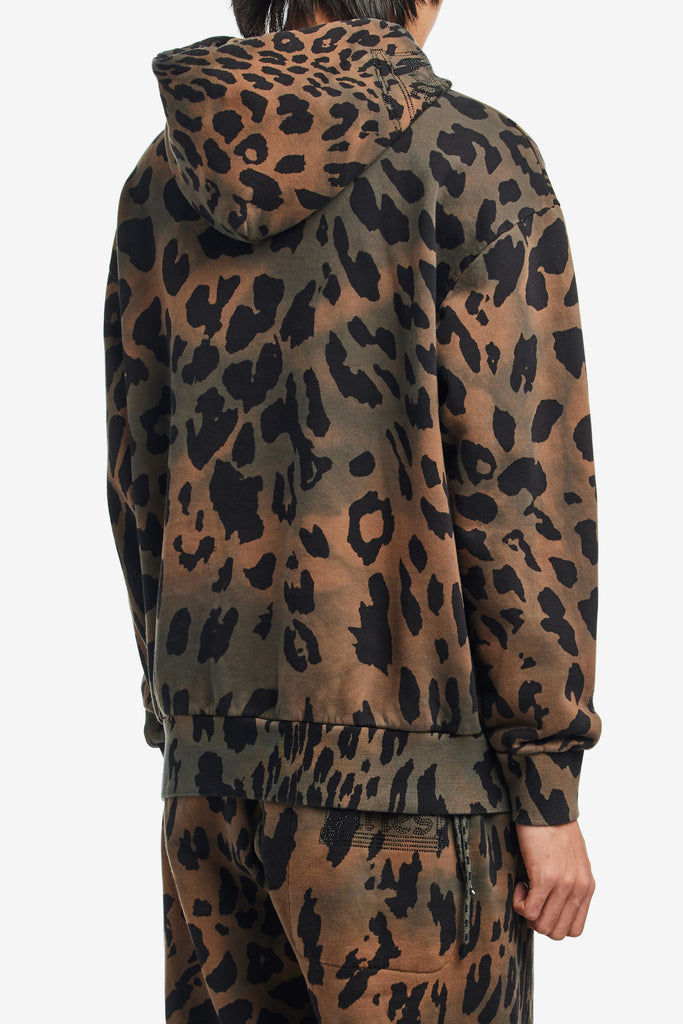 LEOPARD TIE DYE HOODIE - WORKSOUT WORLDWIDE