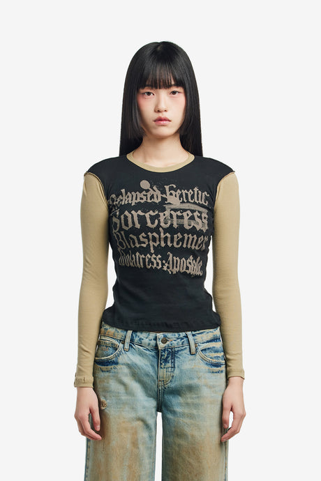 RELAPSED HERETIC BABY LS TEE