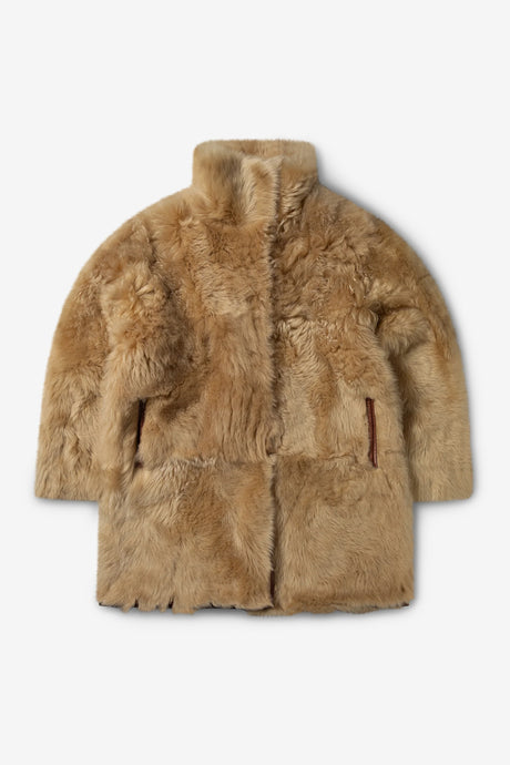 REVERSIBLE SHEEPSKIN COAT