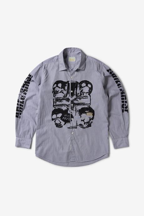 I'M CROSS GRAPHIC POPLIN LS SHIRT