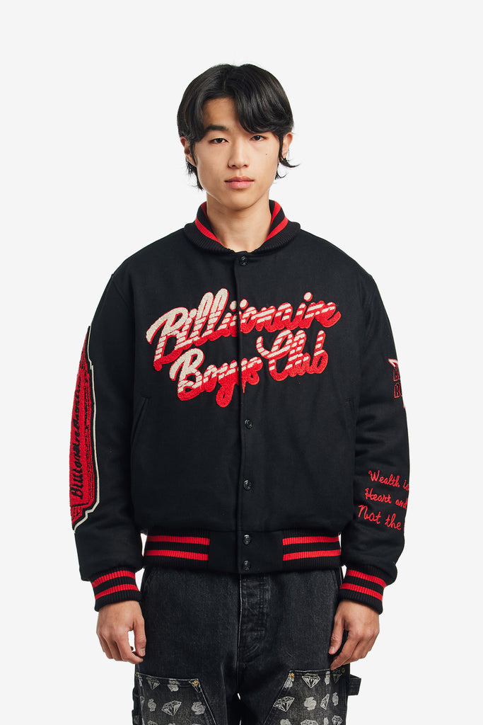 SCRIPT OG VARSITY JACKET - WORKSOUT WORLDWIDE