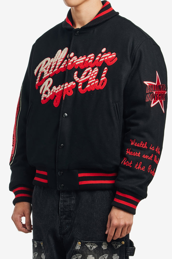 SCRIPT OG VARSITY JACKET - WORKSOUT WORLDWIDE