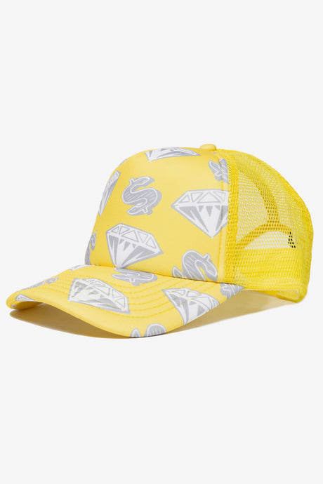DIAMONDS & DOLLARS TRUCKER CAP