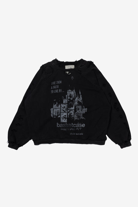RESORT, REPAIRED CREWNECK