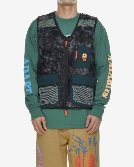 NOVELTY DYED FUR VEST