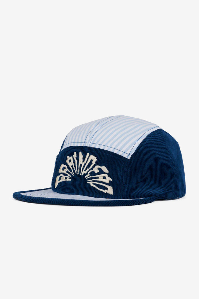 MARITIME SEERSUCKER 5 PANEL CAMP HAT - WORKSOUT WORLDWIDE