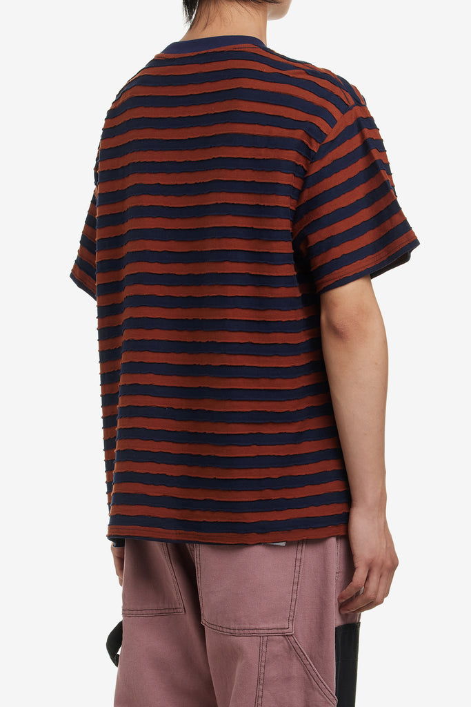 DENNY BLAINE STRIPED T-SHIRT - WORKSOUT WORLDWIDE