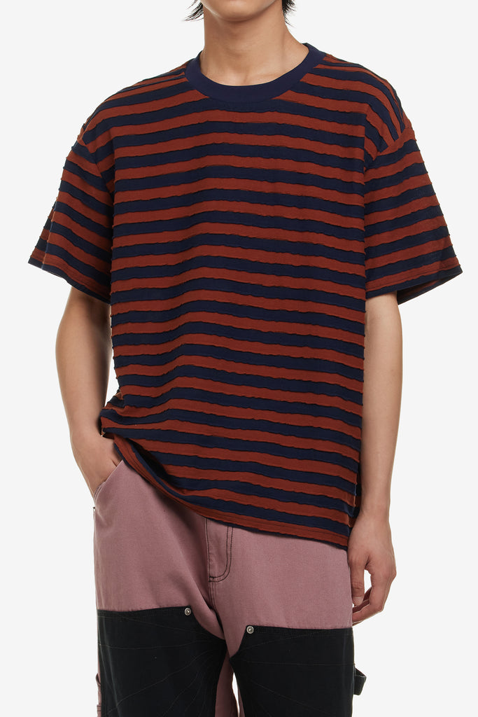 DENNY BLAINE STRIPED T-SHIRT - WORKSOUT WORLDWIDE