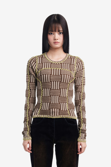 MARIEL SPORT KNIT LONG SLEEVE
