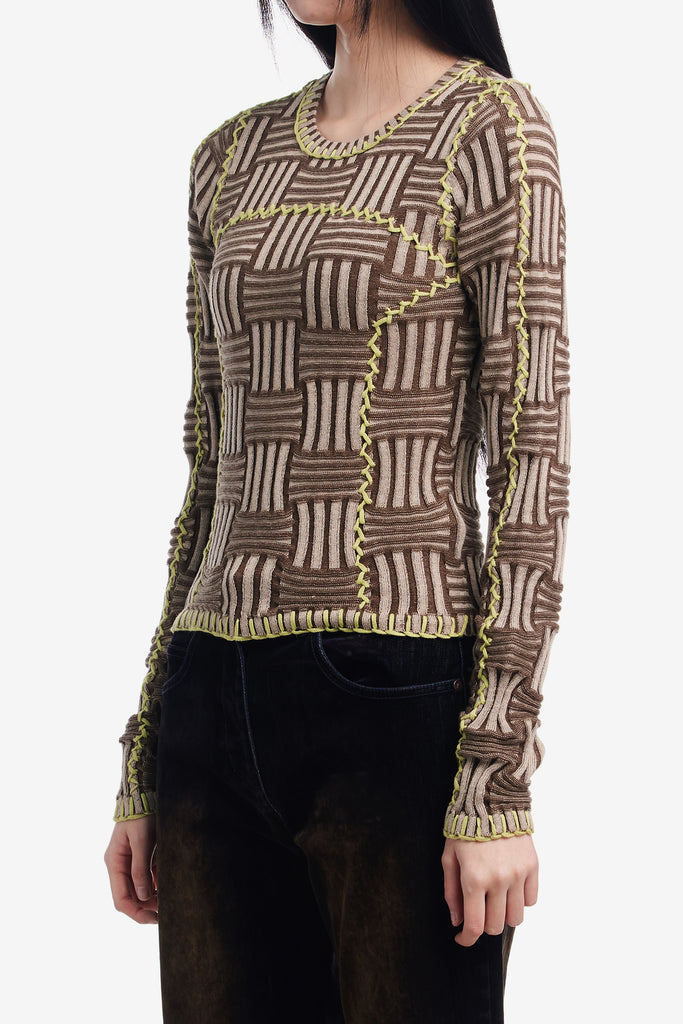 MARIEL SPORT KNIT LONG SLEEVE - WORKSOUT WORLDWIDE