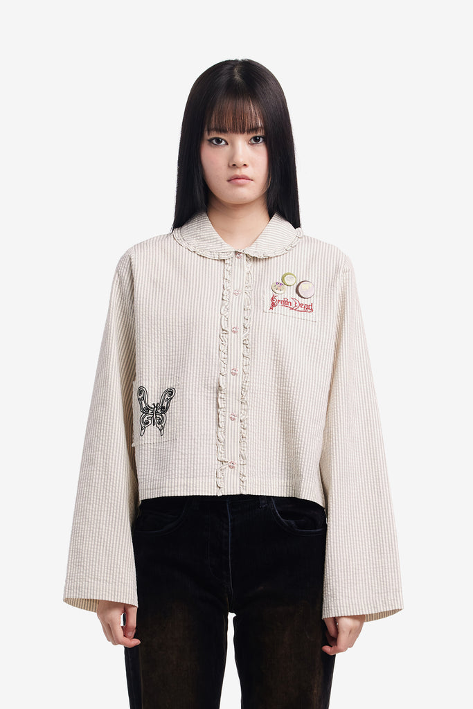 BAD APPLE BUTTON UP SHIRT - WORKSOUT WORLDWIDE