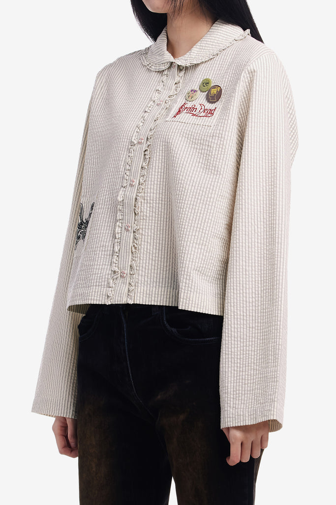 BAD APPLE BUTTON UP SHIRT - WORKSOUT WORLDWIDE