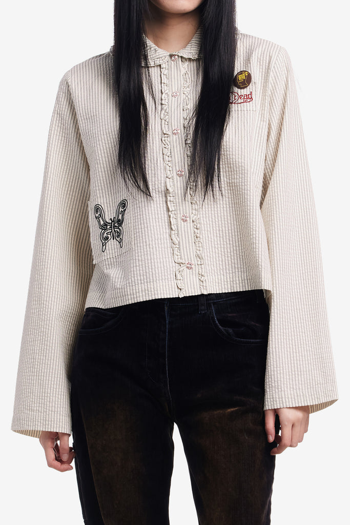 BAD APPLE BUTTON UP SHIRT - WORKSOUT WORLDWIDE