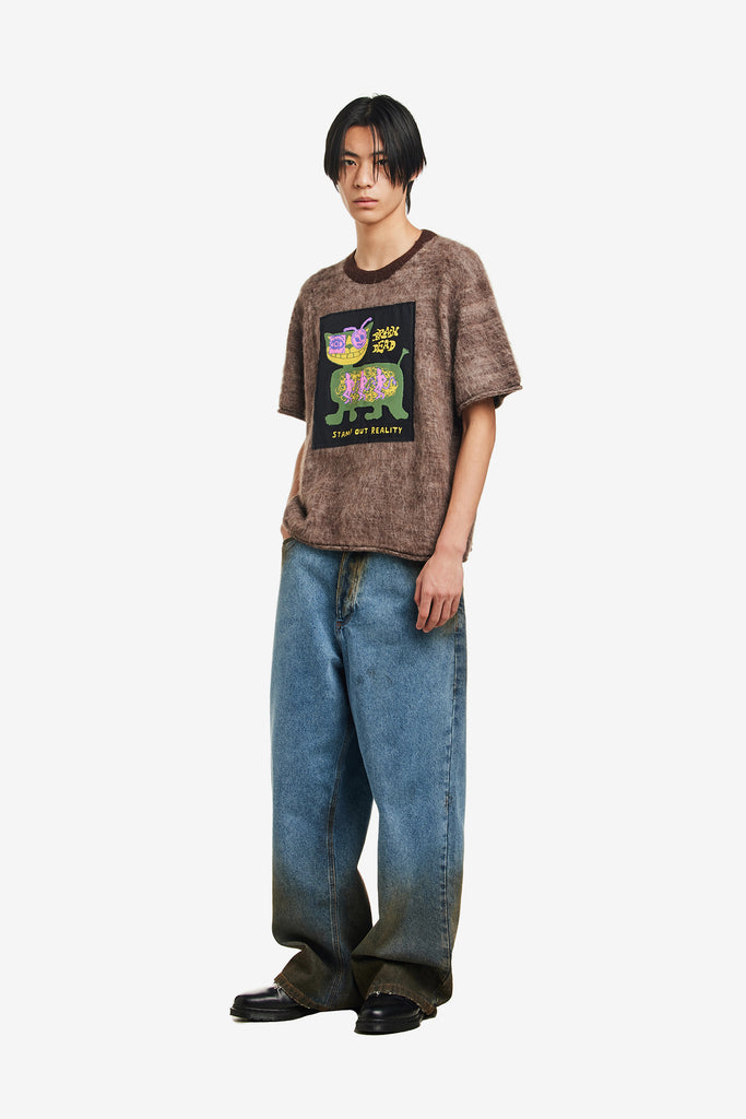 MINZIE SHORT SLEEVE SWEATER - WORKSOUT WORLDWIDE