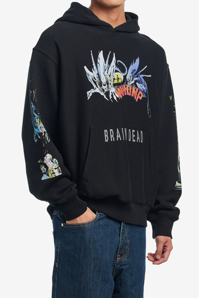BRAIN DEAD X ALIENS HOODIE - WORKSOUT WORLDWIDE