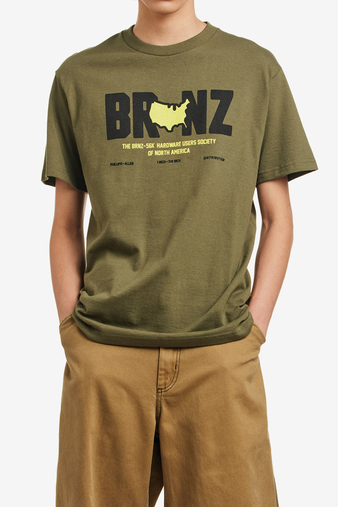 BRNZ TEE - WORKSOUT WORLDWIDE