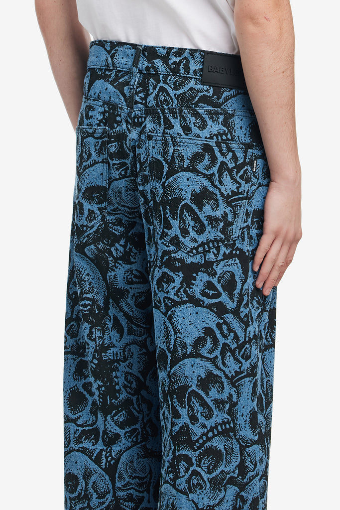 BB SKULLS DENIM PANT - WORKSOUT WORLDWIDE