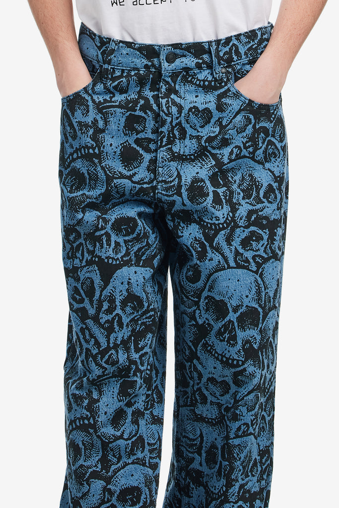 BB SKULLS DENIM PANT - WORKSOUT WORLDWIDE