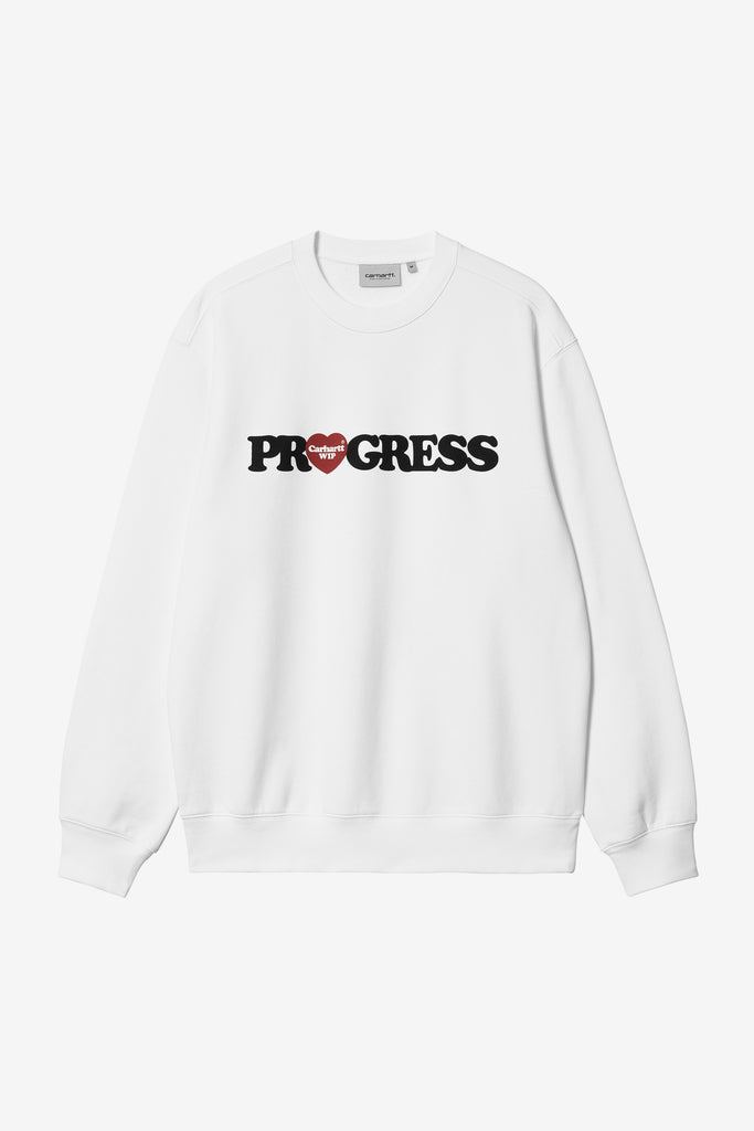 I HEART PROGRESS SWEATSHIRT - WORKSOUT WORLDWIDE