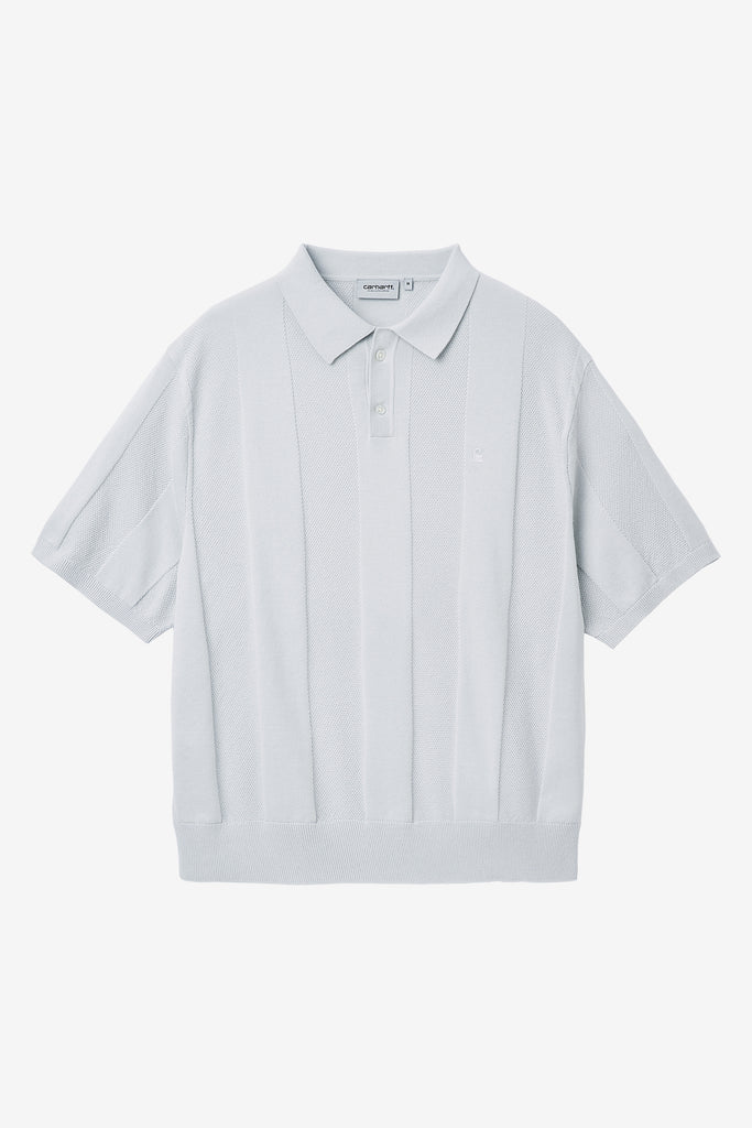 S/S MILES KNIT POLO - WORKSOUT WORLDWIDE