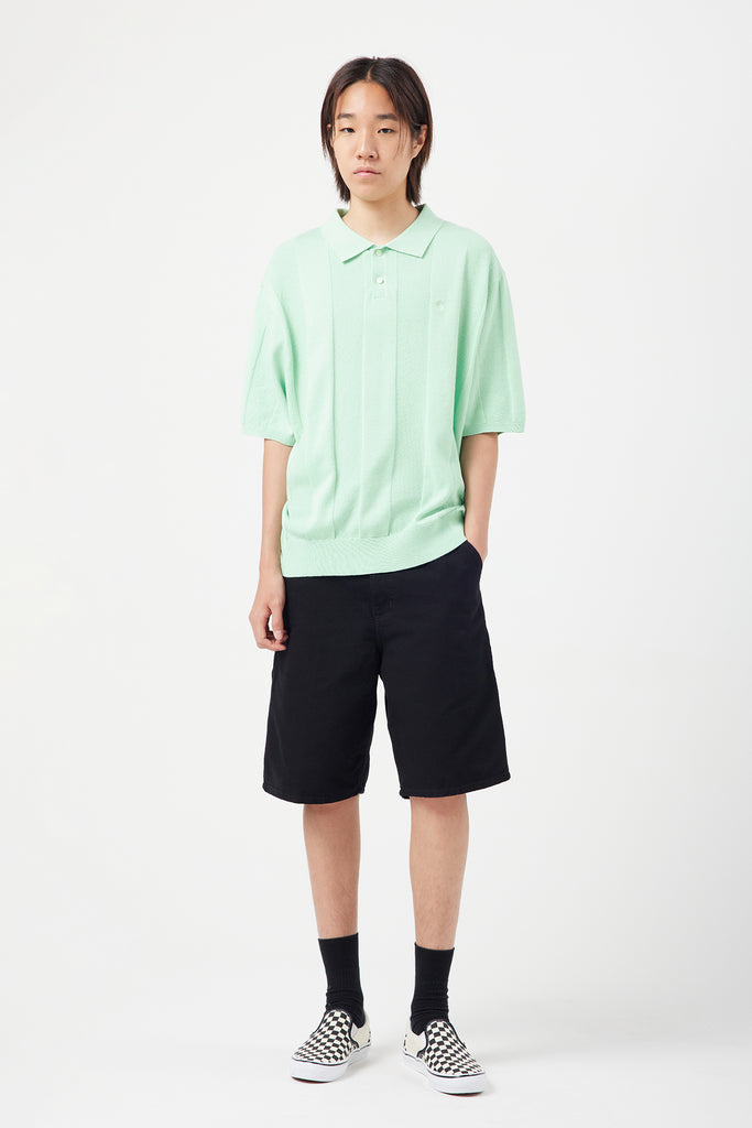 S/S MILES KNIT POLO - WORKSOUT WORLDWIDE