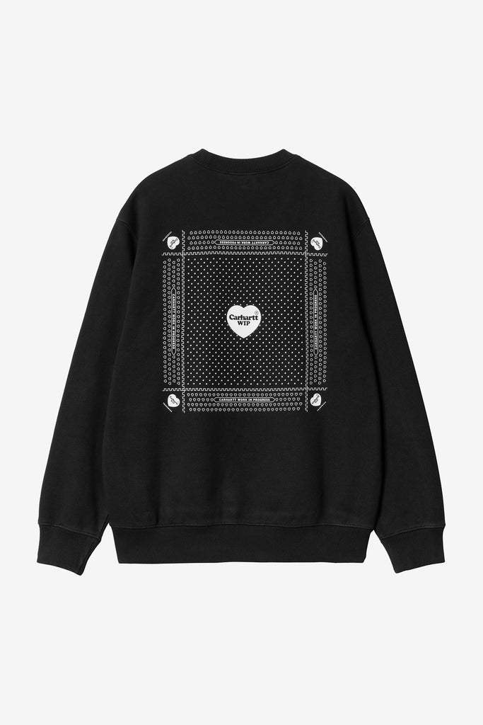 HEART BANDANA SWEATSHIRT - WORKSOUT WORLDWIDE