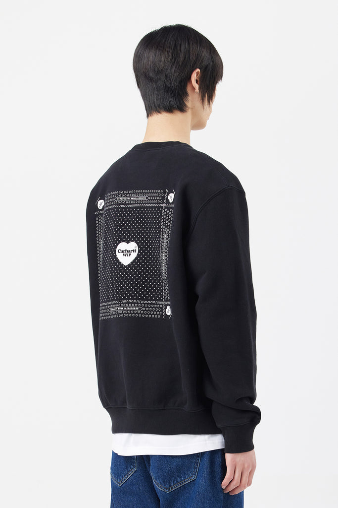 HEART BANDANA SWEATSHIRT - WORKSOUT WORLDWIDE