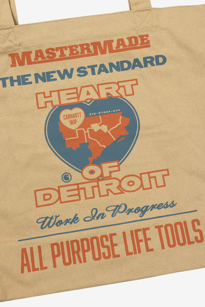 CANVAS GRAPHIC TOTE - WORKSOUT WORLDWIDE