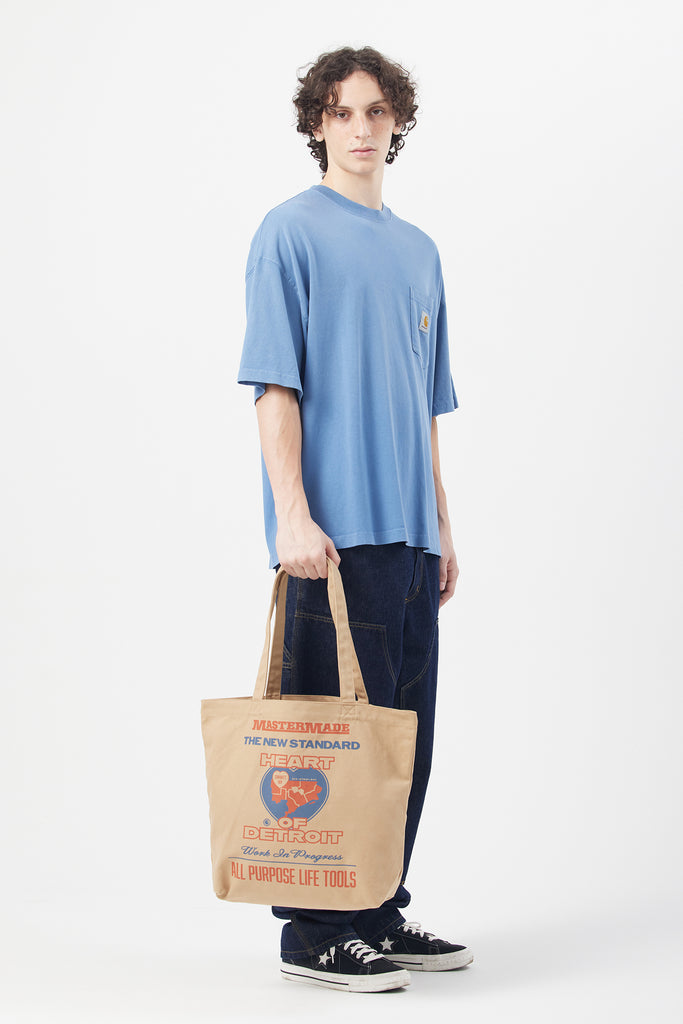 CANVAS GRAPHIC TOTE - WORKSOUT WORLDWIDE