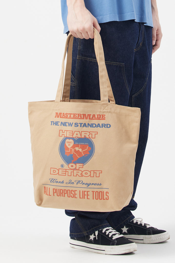 CANVAS GRAPHIC TOTE - WORKSOUT WORLDWIDE
