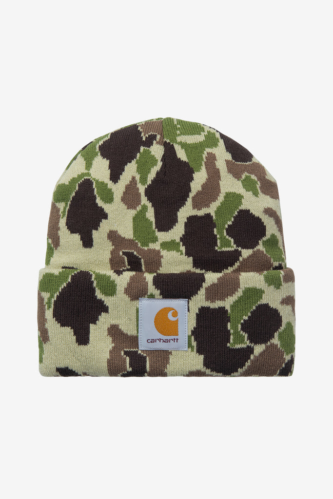 CAMO DUCK BEANIE - WORKSOUT WORLDWIDE