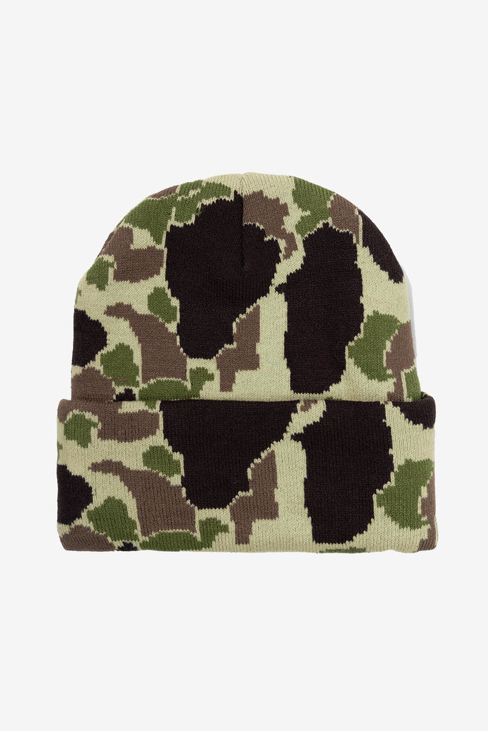 CAMO DUCK BEANIE - WORKSOUT WORLDWIDE