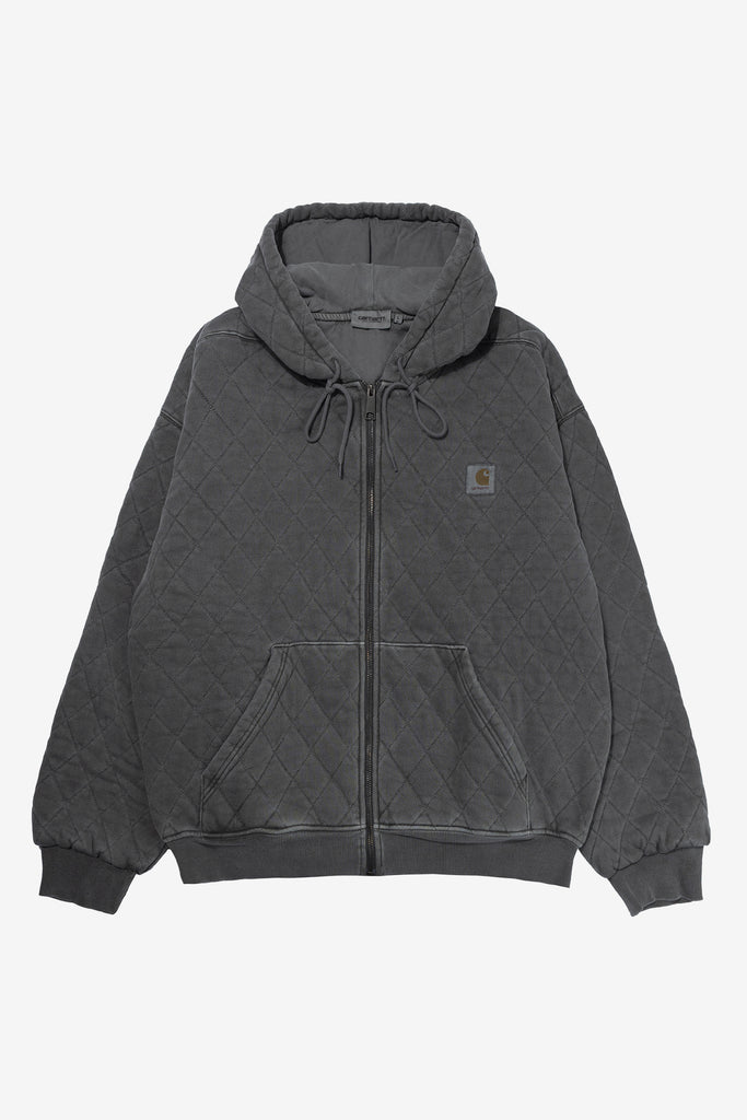 HOODED VISTA QUILTED SWEAT JACKET - WORKSOUT WORLDWIDE