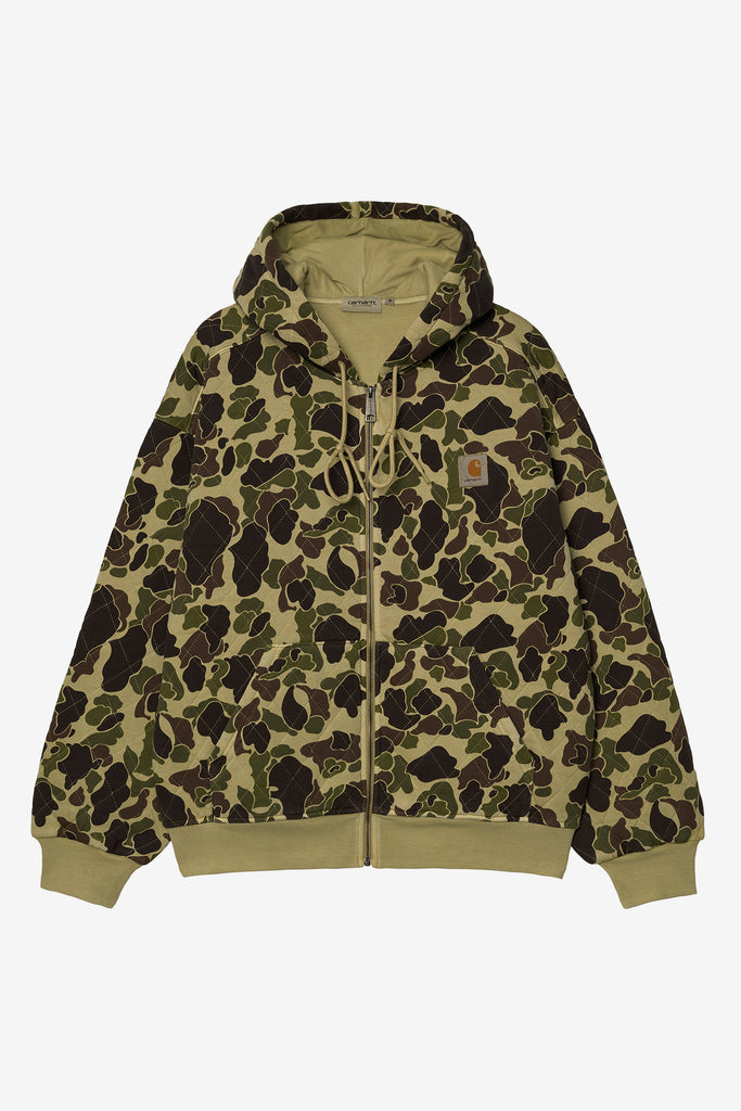 HOODED VISTA QUILTED SWEAT JACKET - WORKSOUT WORLDWIDE