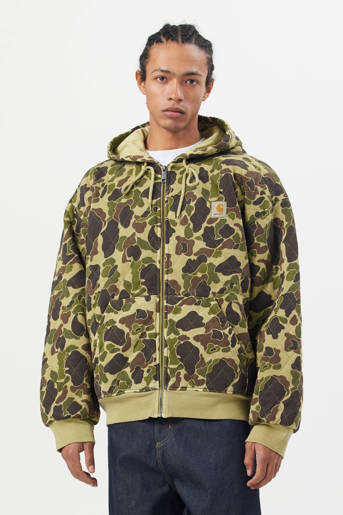 HOODED VISTA QUILTED SWEAT JACKET - WORKSOUT WORLDWIDE