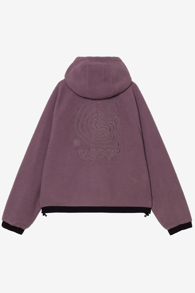 W HOODED HELIX FLEECE JACKET - WORKSOUT WORLDWIDE