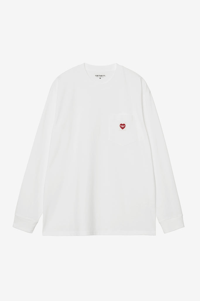 L/S POCKET HEART T-SHIRT - WORKSOUT WORLDWIDE