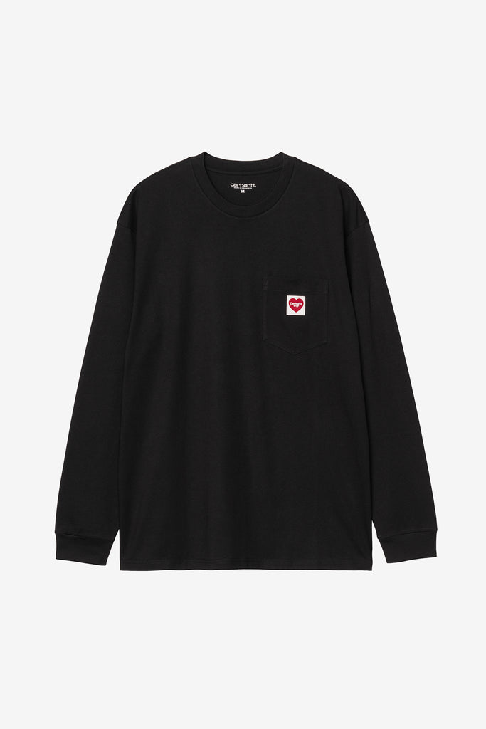 L/S POCKET HEART T-SHIRT - WORKSOUT WORLDWIDE