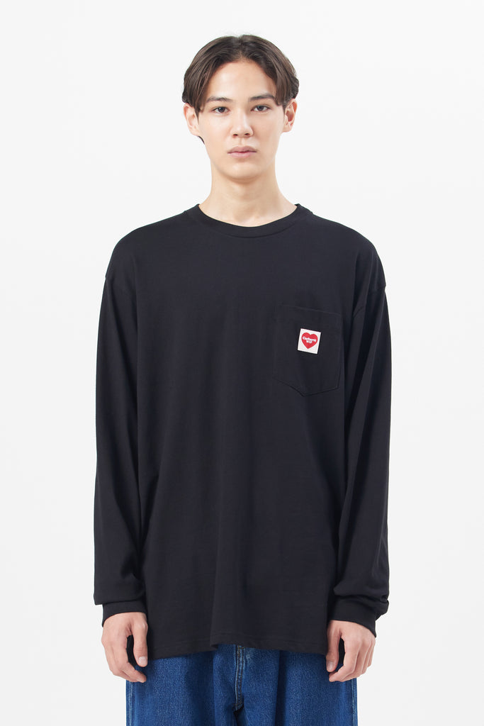 L/S POCKET HEART T-SHIRT - WORKSOUT WORLDWIDE