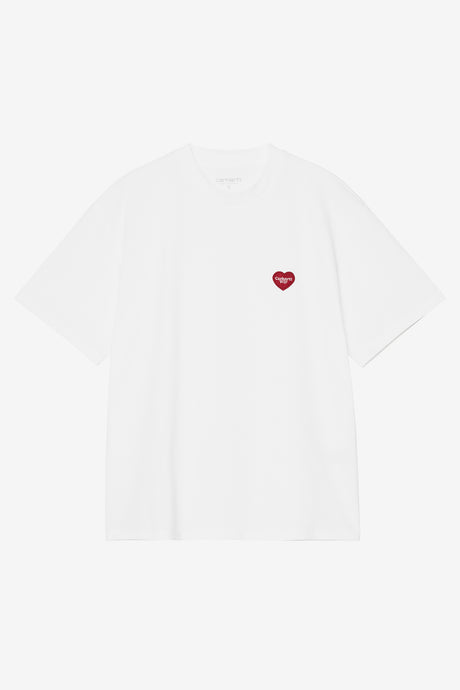 W S/S HEART PATCH T-SHIRT