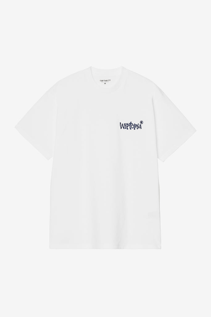 S/S WIPTOPIA SCRIPT T-SHIRT - WORKSOUT WORLDWIDE