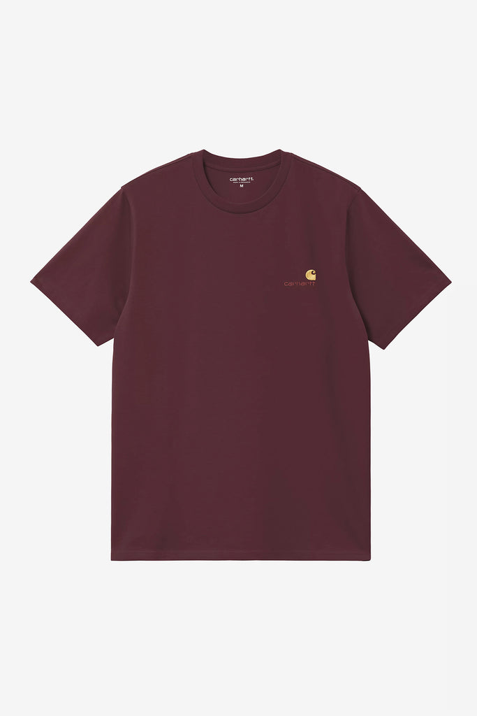 S/S AMERICAN SCRIPT T-SHIRT - WORKSOUT WORLDWIDE