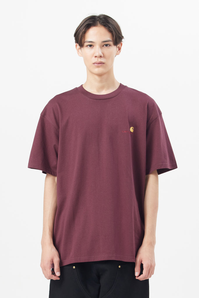 S/S AMERICAN SCRIPT T-SHIRT - WORKSOUT WORLDWIDE