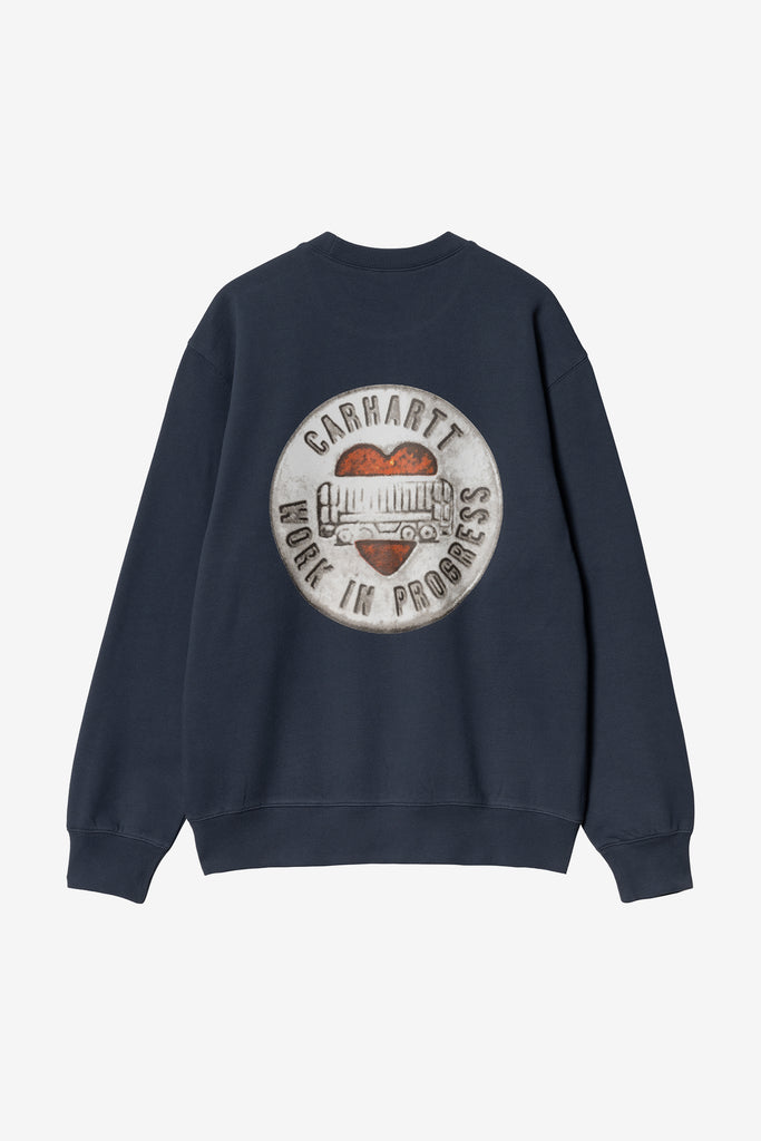 BUTTON SWEATSHIRT - WORKSOUT WORLDWIDE