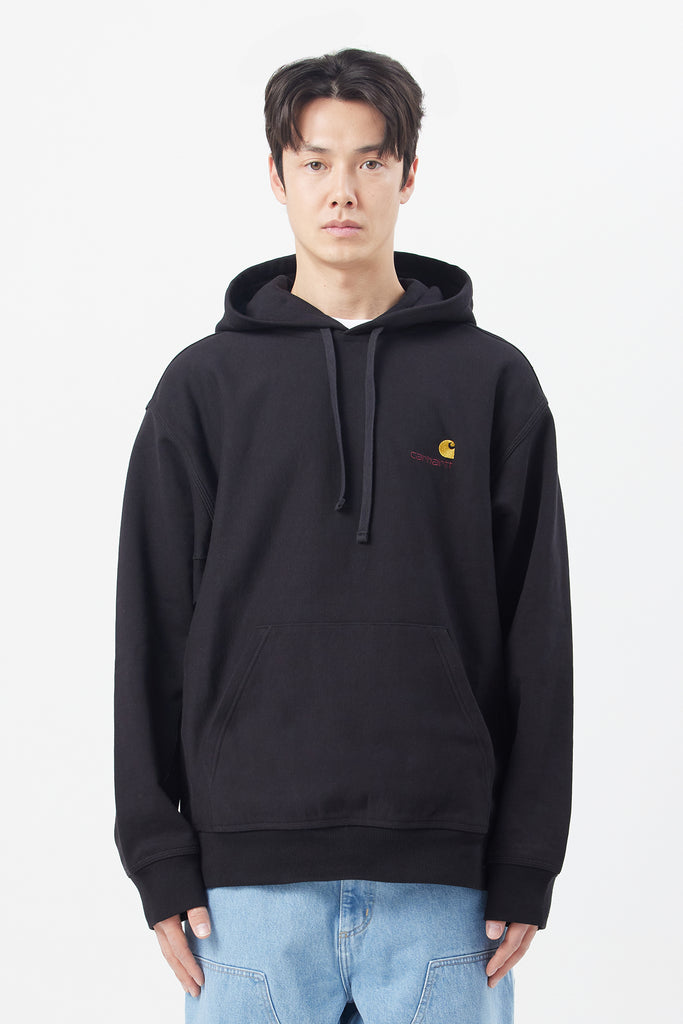 HOODED AMERICAN SCRIPT SWEATSHIRT - WORKSOUT WORLDWIDE