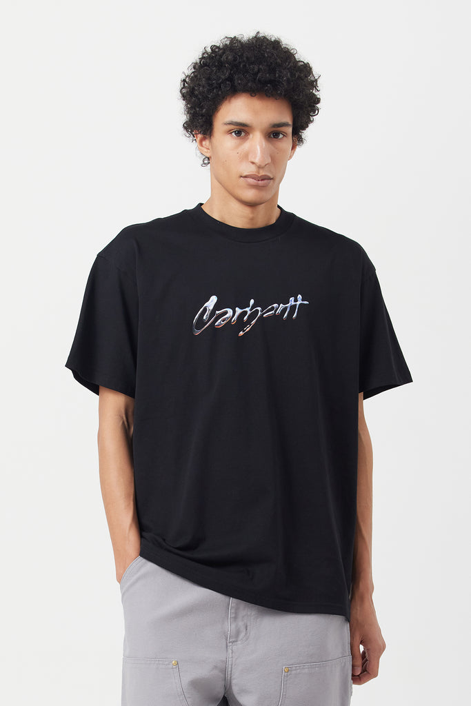 S/S DRIP SCRIPT T-SHIRT - WORKSOUT WORLDWIDE