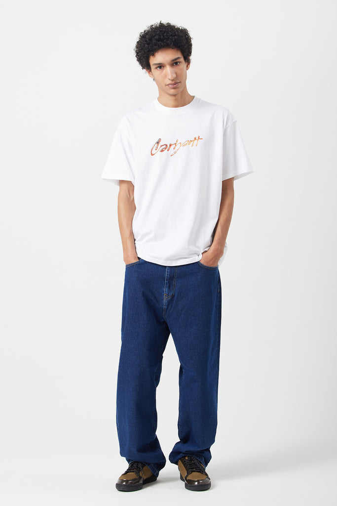 S/S DRIP SCRIPT T-SHIRT - WORKSOUT WORLDWIDE
